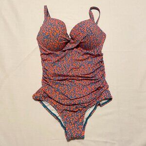 Moontide Wrap U/W Bathing Suit One Piece Womens Size 10 34F